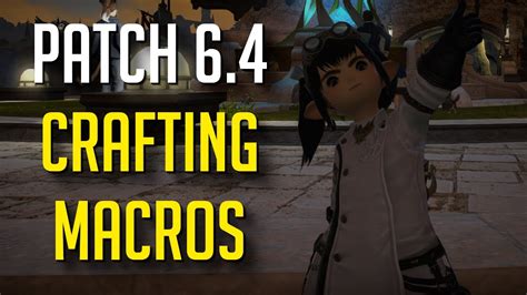 ffxiv hq crafting macro